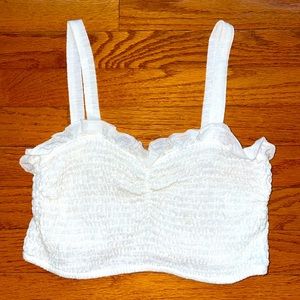 NWOT white crop top from Urban Outfitters